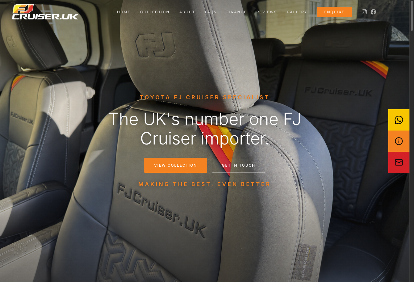 FJ Cruiser UK website