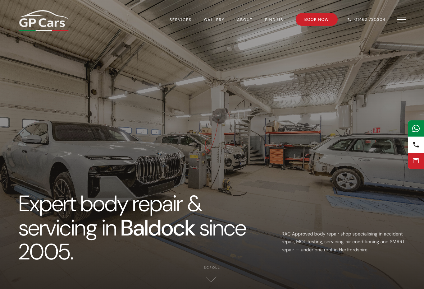 GP Cars website